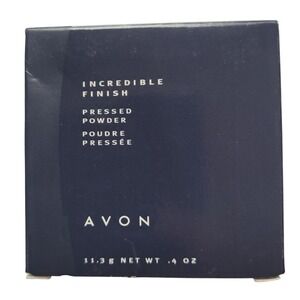 Avon Incredible Finish Pressed Powder High Shimmer Oil-Free 0.4 oz
